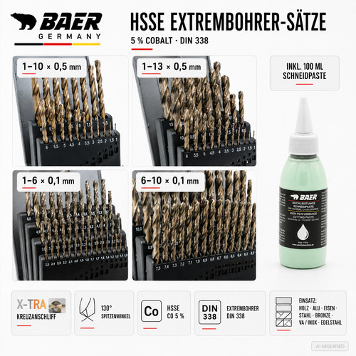 Set punte spirale baer - punte,