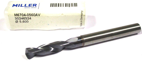 Miller vhm spiralbohrer ø5 - vhm,
